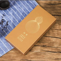 Emballage de bougie en papier enduit écologique, forme personnalisable, boîte cadeau avec couvercle supérieur et inférieur