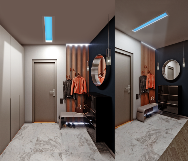 Factory Direct Led Indoor Artificial Sunlight Skylight Roof Windows Skylights Recessed Ceiling Light