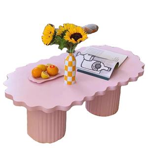 Table en MDF postmoderne <span class=keywords><strong>funky</strong></span> avec couleur personnalisée disponible pour table d'appoint de canapé ou table en plastique de balcon - Product Image 6