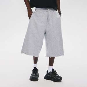 <span class=keywords><strong>Pantaloncini</strong></span> da jogging da <span class=keywords><strong>uomo</strong></span> in felpa pesante 100% <span class=keywords><strong>cotone</strong></span>, personalizzabili, larghi, con doppio elastico in vita, <span class=keywords><strong>taglie</strong></span> <span class=keywords><strong>forti</strong></span> - Product Image 3