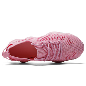 Chaussures de sport en caoutchouc tricotées pour femmes, style marche, collection Hot Sale - Product Image 6