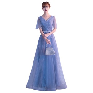 Women's Long Choir Dress Stage Performance Slim Fit For Students And Hosts With Label And Tags - Product Image 5