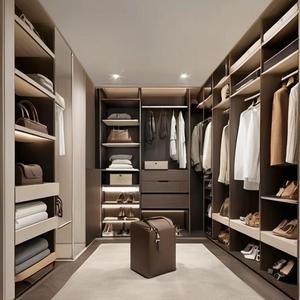 <span class=keywords><strong>Cabina</strong></span> <span class=keywords><strong>Armadio</strong></span> Moderna Aperta <span class=keywords><strong>con</strong></span> Ante in MDF, Guardaroba in Acciaio Assemblabile e Personalizzabile, Larghezza 1,2m - Product Image 5