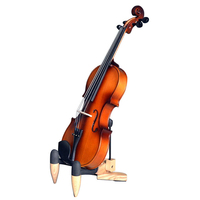 Support d'instruments de musique en bois pour guitare/violon/violoncelle, à poser au sol, pour usine