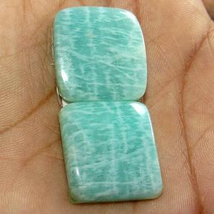 Increíble calidad amazonita forma Rectangular piedras preciosas sueltas par pulido en cabujón liso para la fabricación de joyas piedra Natural - Product Image 3