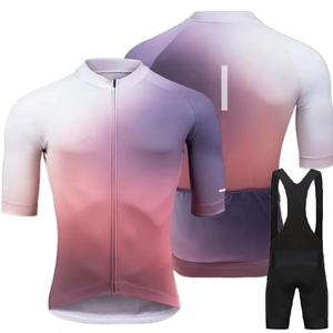 Ensemble de maillots de cyclisme respirants pour hommes et femmes pour vélo de route, vêtements de cyclisme grande taille confortables - Product Image 2
