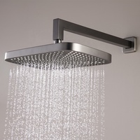 Haute pression d'eau populaire brossé gunmetal couleur cuivre matériel massage ensemble de douche robinet