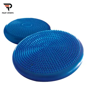 Coussin d'air rond gonflable ultra-épais en PVC avec pompe à air, coussin de disque de massage