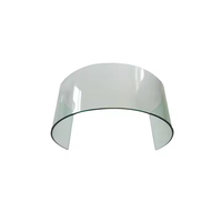 Verre trempé courbé sur mesure pour murs-rideaux, balcons, fenêtres, portes, aquariums et vitrines