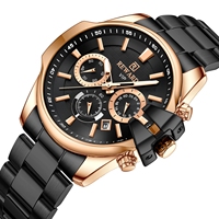 Montre de luxe pour homme, design de boîtier unique, acier inoxydable, mode, affaires, haute qualité, montres pour homme, bracelet