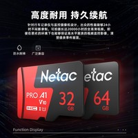 Vente flash Carte micro SD Netac P500 Pro 16 Go 32 Go 64 Go Classe 10 U3 UHS-I Haute efficacité Vitesse de lecture rapide jusqu'à 100 Mo/s