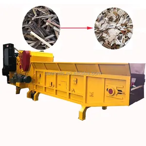 Ponsel Diesel Berat Kayu Chipper/Bangunan Tua Template Crusher Mesin Penghancur