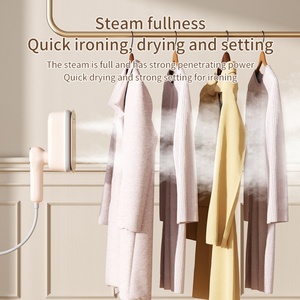 Dispositivo Doméstico Portátil de Doble Uso, Plano y Colgante, 180 °   Plancha de Vapor Portátil de 1200W con Mango Plegable, Plancha de Vapor Eléctrica para Ropa - Product Image 4