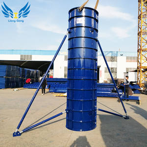 LIANGGONG <span class=keywords><strong>Coffrage</strong></span> <span class=keywords><strong>rond</strong></span> en acier pour colonne de <span class=keywords><strong>pilier</strong></span> en béton léger préfabriqué personnalisé - Product Image 2