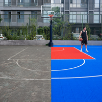 Dalles de drainage en PP à emboîtement pour surfaces de terrains de basketball extérieurs, idéales pour les écoles, les parcs et les terrains de basketball communautaires dans le monde entier – Projets