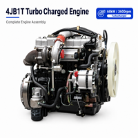SCDC ISUZ Turboaufgeladener Wassergekühlter 68kW/3600U/min 4JB1T Kleiner Leistungs-Dieselmotor mit Inline-Pumpe für Leichte LKWs und Pickups