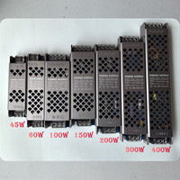 Alimentation LED 12V 24V Tension AC175-256V OEM 100W 150W 200W 300W 400W Transformateur LED