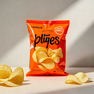 Sac d'emballage personnalisé, pochette à fermeture centrale, nourriture sèche, frites croustillantes, collations, pommes de terre, emballage pour chips, faible MOQ - Product Image 3