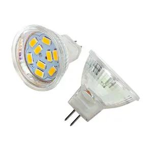 glass led mr11 12v 3w spot light GU4 Dimmable Lamp replace Halogen