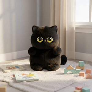 Jouet pour chat interactif vocal intelligent AI transfrontalier, avec expressions riches et fonctions d'interaction Bluetooth et Wi-Fi. - Product Image 4