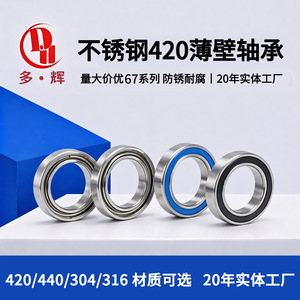 Rodamientos de Bolas de Acero Inoxidable Duohui 5x15x5 P2 de Precisión, Sellados ZZ, de Ranura Profunda para Uso Industrial - Product Image 4