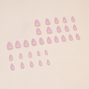 <span class=keywords><strong>Uñas</strong></span> Postizas Acrílicas de Lujo al por Mayor, <span class=keywords><strong>Color</strong></span> <span class=keywords><strong>Morado</strong></span> Claro, <span class=keywords><strong>Cortas</strong></span>, Medianas, Forma Almendrada, <span class=keywords><strong>Uñas</strong></span> Falsas de <span class=keywords><strong>Color</strong></span> Sólido Personalizadas, Proveedores de <span class=keywords><strong>Uñas</strong></span> Postizas - Product Image 4