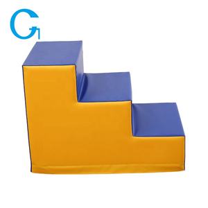 Équipement de jeu souple d'intérieur pour la gymnastique <span class=keywords><strong>des</strong></span> enfants, échelle à trois marches en mousse, équipement de jeu souple pour enfants - Product Image 1