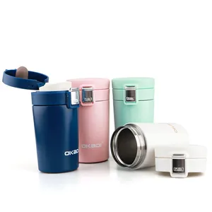 Thermos à café Tasse thermique d'affaires Tasse sous vide en acier inoxydable Logo personnalisé et couleur Cadeaux promotionnels