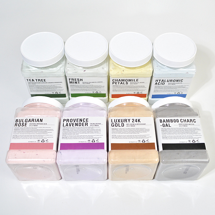 Собственная торговая марка уход за кожей лица своими руками спа гидрогель порошок желе маска гидрожеле отбеливание розы отшелушивающая пудра маска для лица