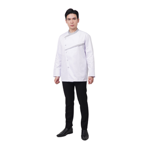 Veste de chef personnalisée avec tablier, uniforme de cuisine unisexe pour le personnel de restauration - Product Image 1