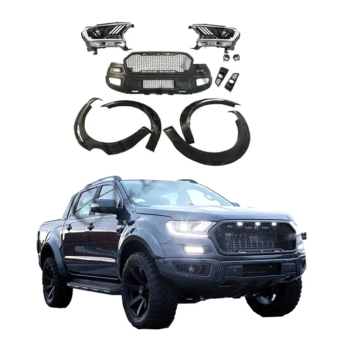 Auto Parts Raptor Body Kits Bumper For Ford Ranger T7 Facelift