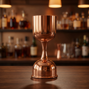 Jauge à double face en or rose de qualité supérieure, outil de bar haut de gamme - Product Image 1