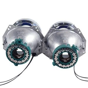 Nouvelle mise à niveau Lentille de projecteur bi-xénon HL-5 Revêtement de film <span class=keywords><strong>bleu</strong></span> Lentille de phare automobile 3 pouces Kits de conversion faisceau haut/bas Lentille HD - Product Image 3