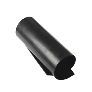 Flame retarded heat resistant black Neoprene CR rubber sheet