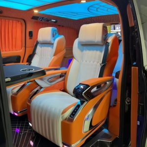 Nuevo lujo Maybach VIP Van Sport Aero Seat OEM Logo Vito W447 <span class=keywords><strong>Sprinter</strong></span> cuero Toyota asiento <span class=keywords><strong>de</strong></span> coche fabricante con bolsa <span class=keywords><strong>de</strong></span> documentos - Product Image 5