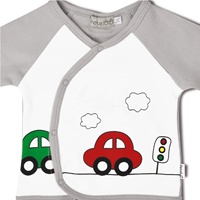Ensemble Cadeau de Vêtements pour Bébé Nouveau-né, Design en Chiffon, Layette pour Femme, 100% Coton Biologique, Manches Longues, 7 Pièces/lot, Imprimé Tendance