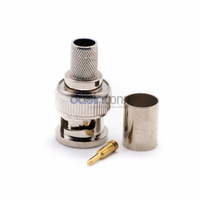 Connecteur coaxial RF mâle droit 4k SDI BNC