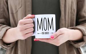 La grossesse Cadeau EST-2022 Nouvelle Maman et Papa 325ml Tasse Ensemble avec Salopette Le premier choix cadeau ensemble pour les nouveaux et les futurs parents - Product Image 3