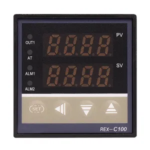 Controlador de température 220v rex-c100 ssr k