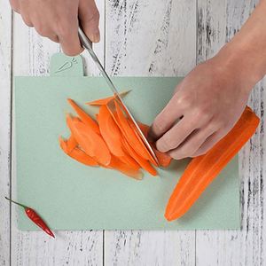 Expédition aux États-Unis FBA Accessoires de cuisine Gadgets Ustensiles de cuisine Ensembles de plats en paille de blé 4 pièces Planche à découper antidérapante - Product Image 6