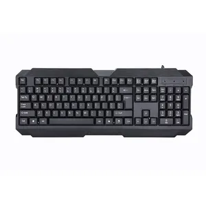 Inglés universal rapoo 2,4g enchufe redondo ratones negros Oficina ergonómica wlred curva normal buena calidad Lang teclado de escritorio