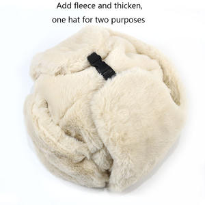Lei Feng şapka erkek ve kadın kış peluş kalınlaşmış kulak kapaklar bisiklet şapka açık kayak pamuk kapaklar - Product Image 5