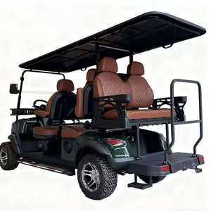 Voiturette de <span class=keywords><strong>golf</strong></span> électrique 4 places de haute qualité avec batterie longue portée et châssis robuste pour les terrains de <span class=keywords><strong>golf</strong></span>, les centres de villégiature et l'usage commercial - Product Image 6