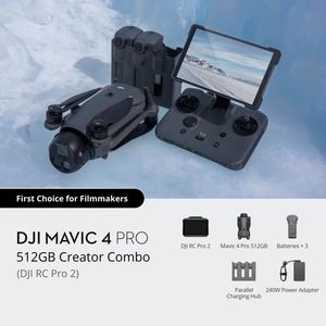 Mavic 4 Pro Combo (RC 2) O4+ Transmission vidéo HDR 10 bits 30 km 70 °   Tirs vers le haut à 360° °   Caméra dynamique rotative - Product Image 6