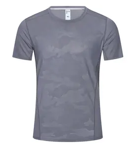 Personnalisez votre propre marque t-shirt imprimé à séchage rapide hommes sport t-shirt à manches courtes pour sublimation