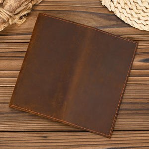 <span class=keywords><strong>Portefeuille</strong></span> long en cuir Crazy Horse pour homme, porte-monnaie multi-cartes, pochette pour téléphone en cuir de vachette première couche, sac à main 2027 pour usage quotidien - Product Image 5