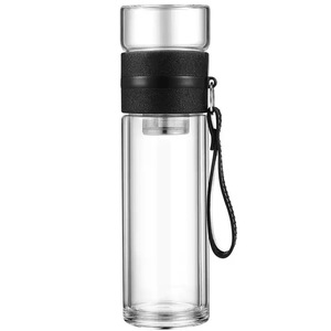 <span class=keywords><strong>Bouteille</strong></span> d'eau <span class=keywords><strong>filtrante</strong></span> en verre portable écologique personnalisée Seaygift, infuseur à thé, <span class=keywords><strong>bouteille</strong></span> d'eau de <span class=keywords><strong>voyage</strong></span> avec filtre en acier inoxydable - Product Image 1