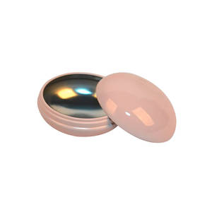 Factory Luxury Metal Cans Round Small Tin Box Mini Gold Pink Black Empty Cosmetic Tin Container Balms Lip Balm Tin