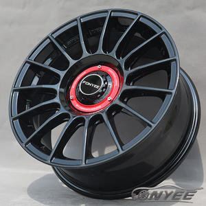 F992259 pour <span class=keywords><strong>OZ</strong></span> Racing 15 <span class=keywords><strong>16</strong></span> <span class=keywords><strong>pouces</strong></span> 4x100/108 5x100/108/114.3 Noir Multi-Rayons 10 Trous Jantes en Alliage pour BMW Mercedes Audi - Product Image 3