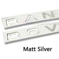 Autocollant d'emblème de capot avant et lettres de coffre arrière pour Range Rover Limited, style sport en temps réel